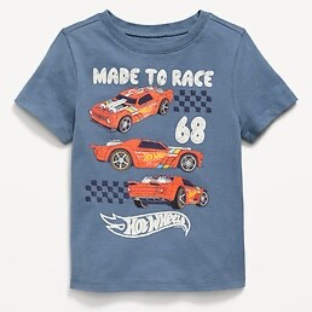 Blue Kids Short Sleeve Tee